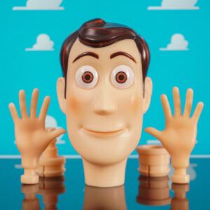 buzz lightyear face – toy story 1 version (only face)