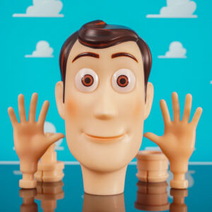 buzz lightyear face – toy story 1 version (only face)